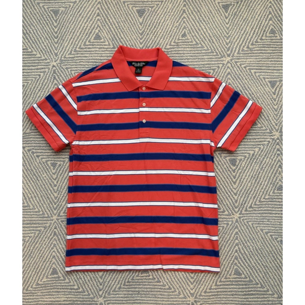 Brooks Brothers Country Club Performance Knit Polo Shirt - Multicolor‎ - XL